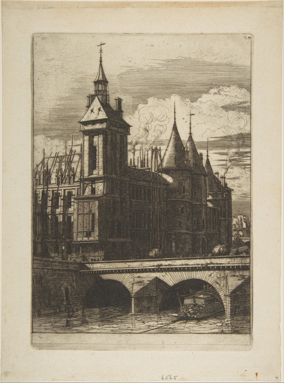 Klokketårnet, Paris af Charles Meryon