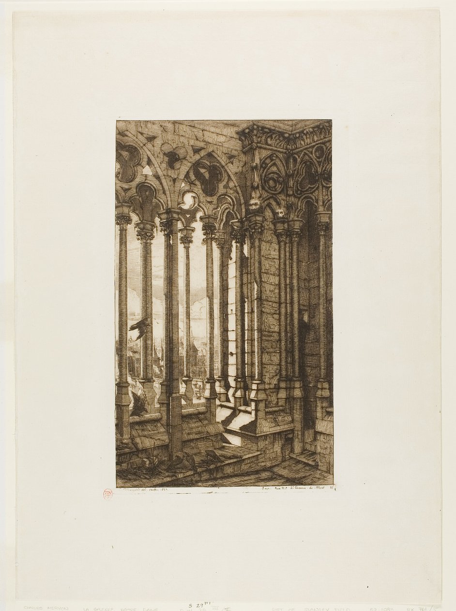 Galleriet Notre-Dame, Paris af Charles Meryon