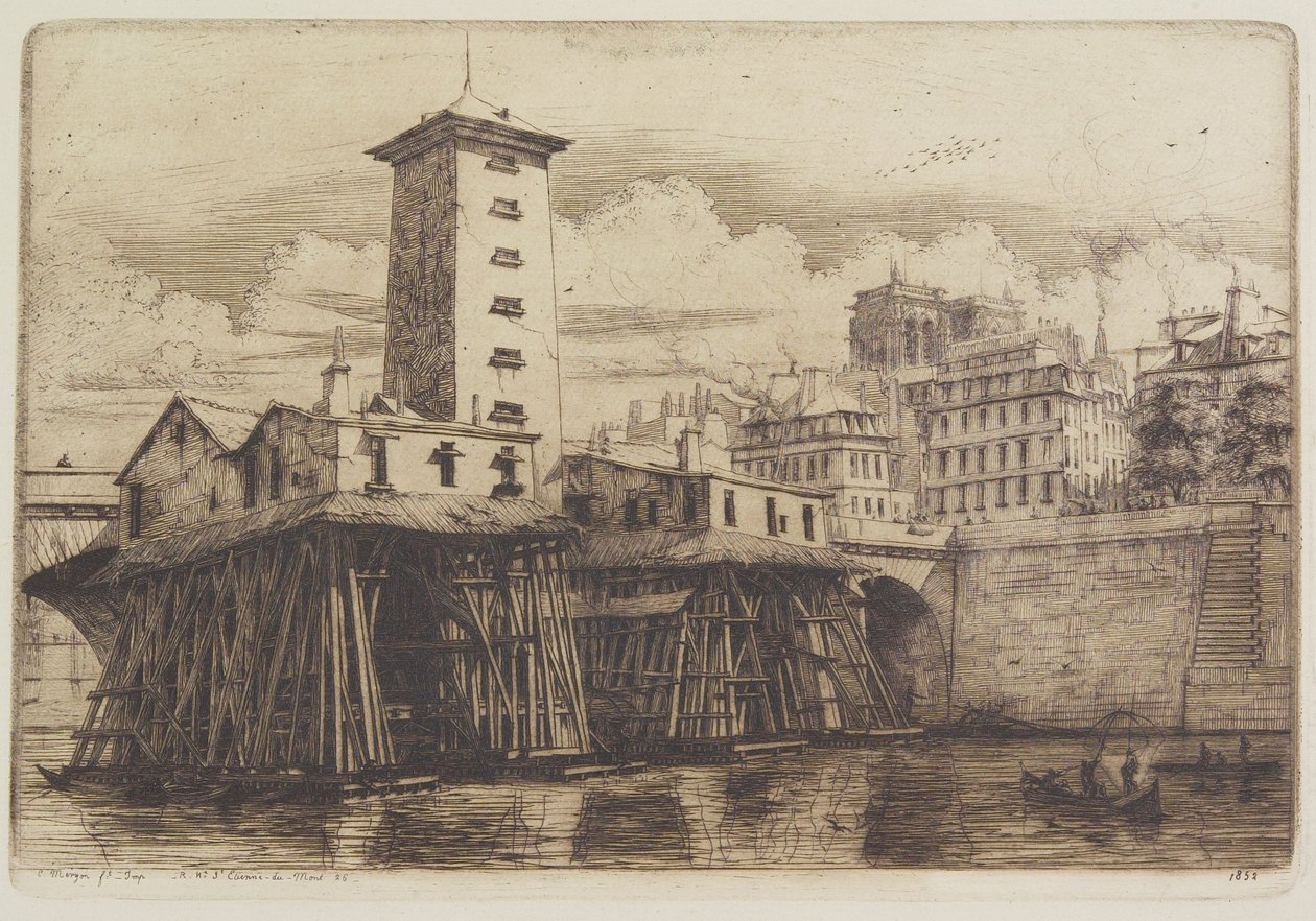 Notre-Dame-pumpen af Charles Meryon