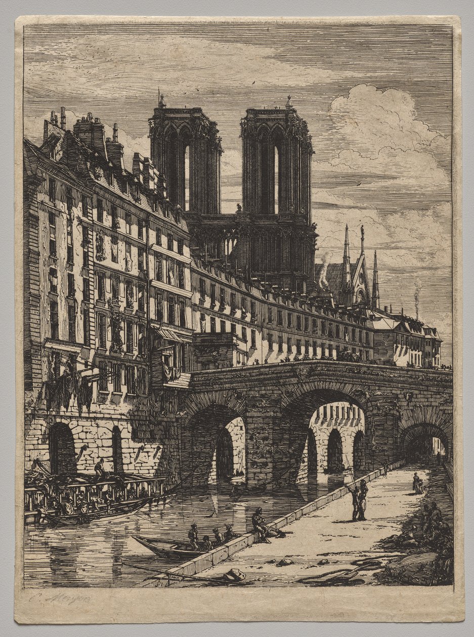 The Petit Pont af Charles Meryon