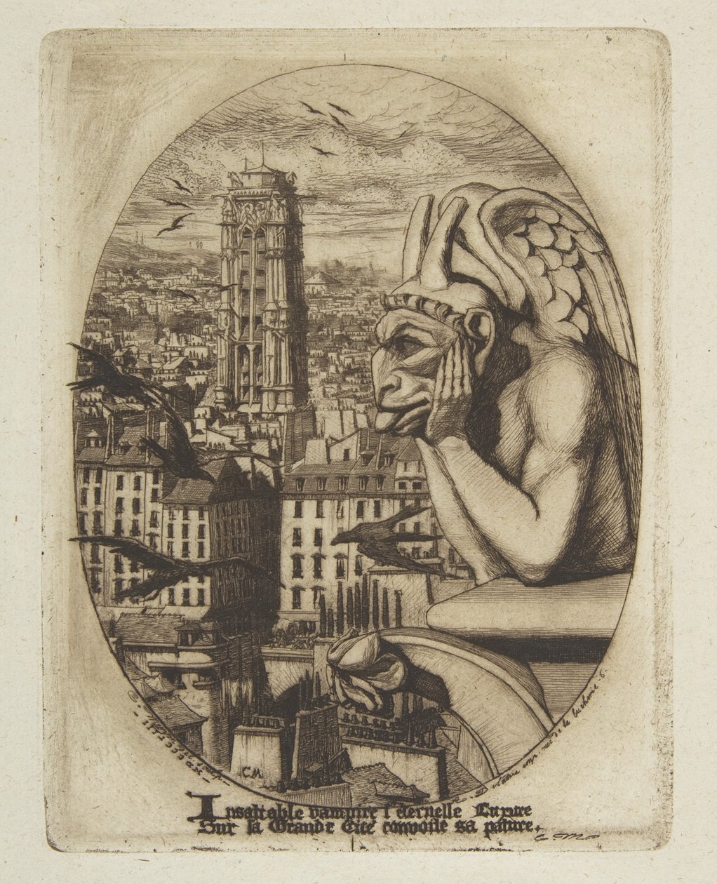 Vampyren af Charles Meryon