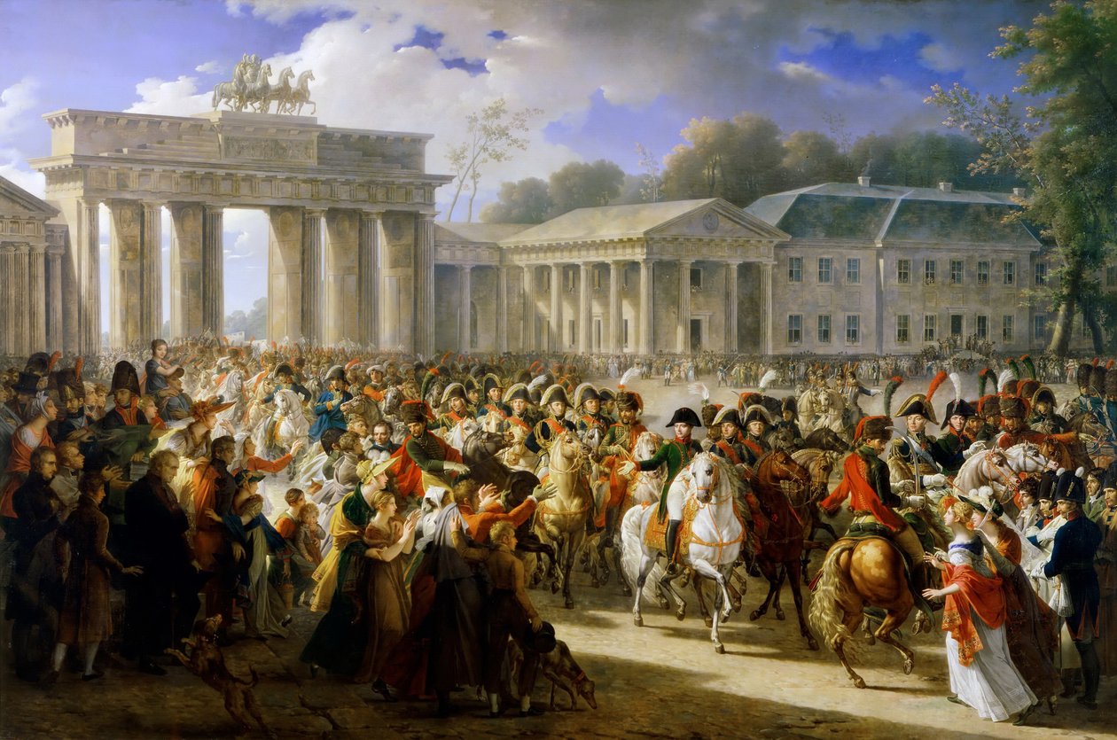 Napoleons indtog i Berlin, 27. oktober 1806 af Charles Meynier