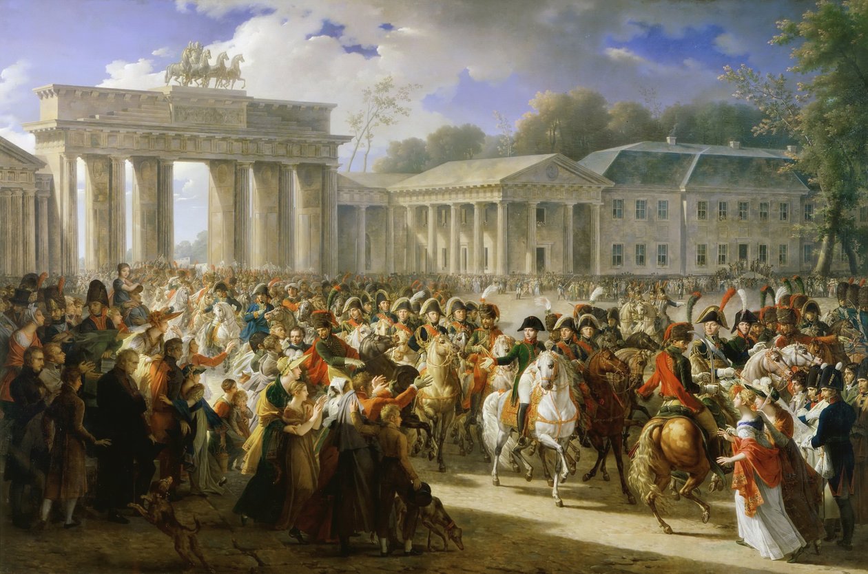 Fransk: Entrée de Napoléon à Berlin. 27 octobre 1806 Napoleon I