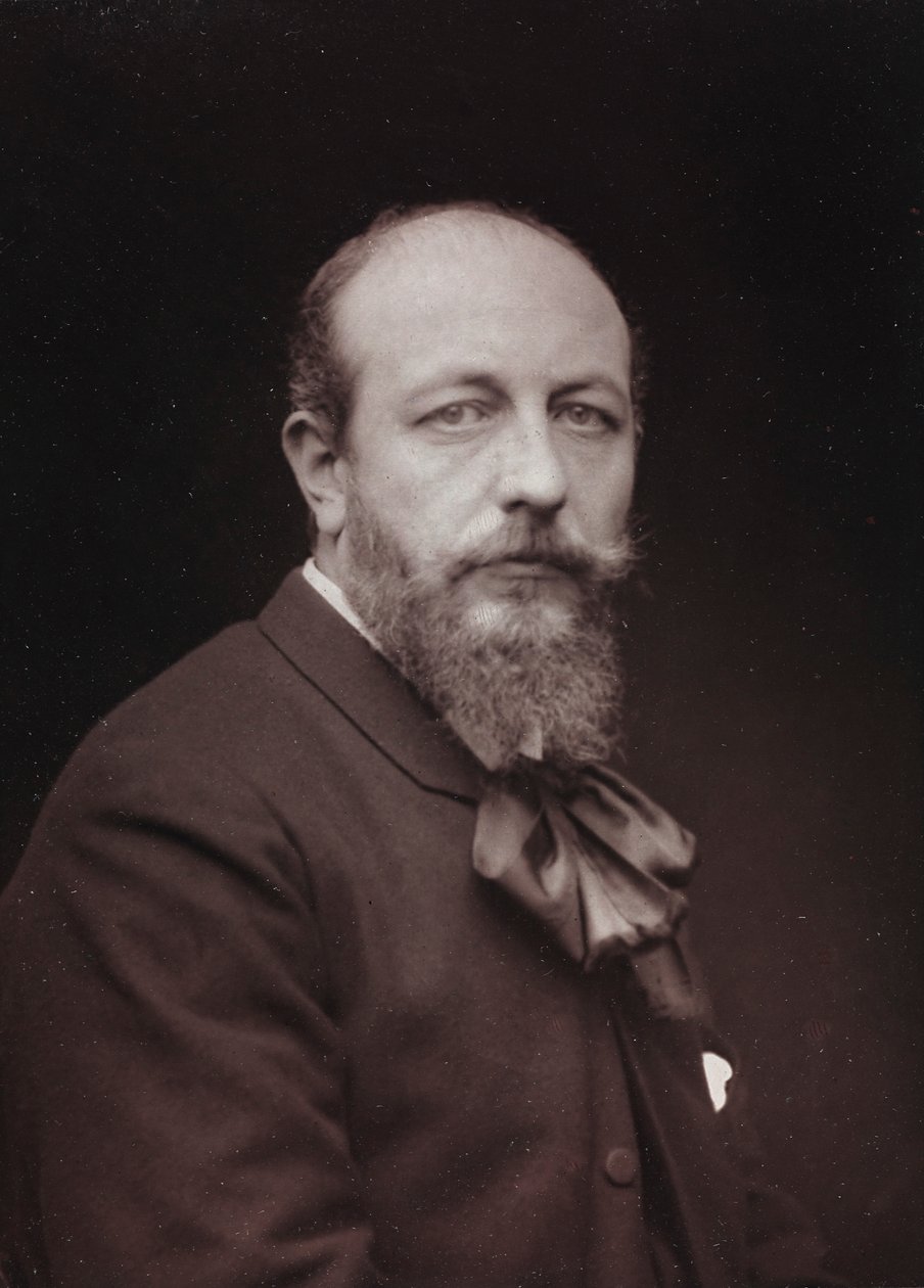 Album Artistique et Biographique, 6. årgang, Salon 1885; portræt af den franske maler Roger Jourdain (1845-1918) af Charles Michelez