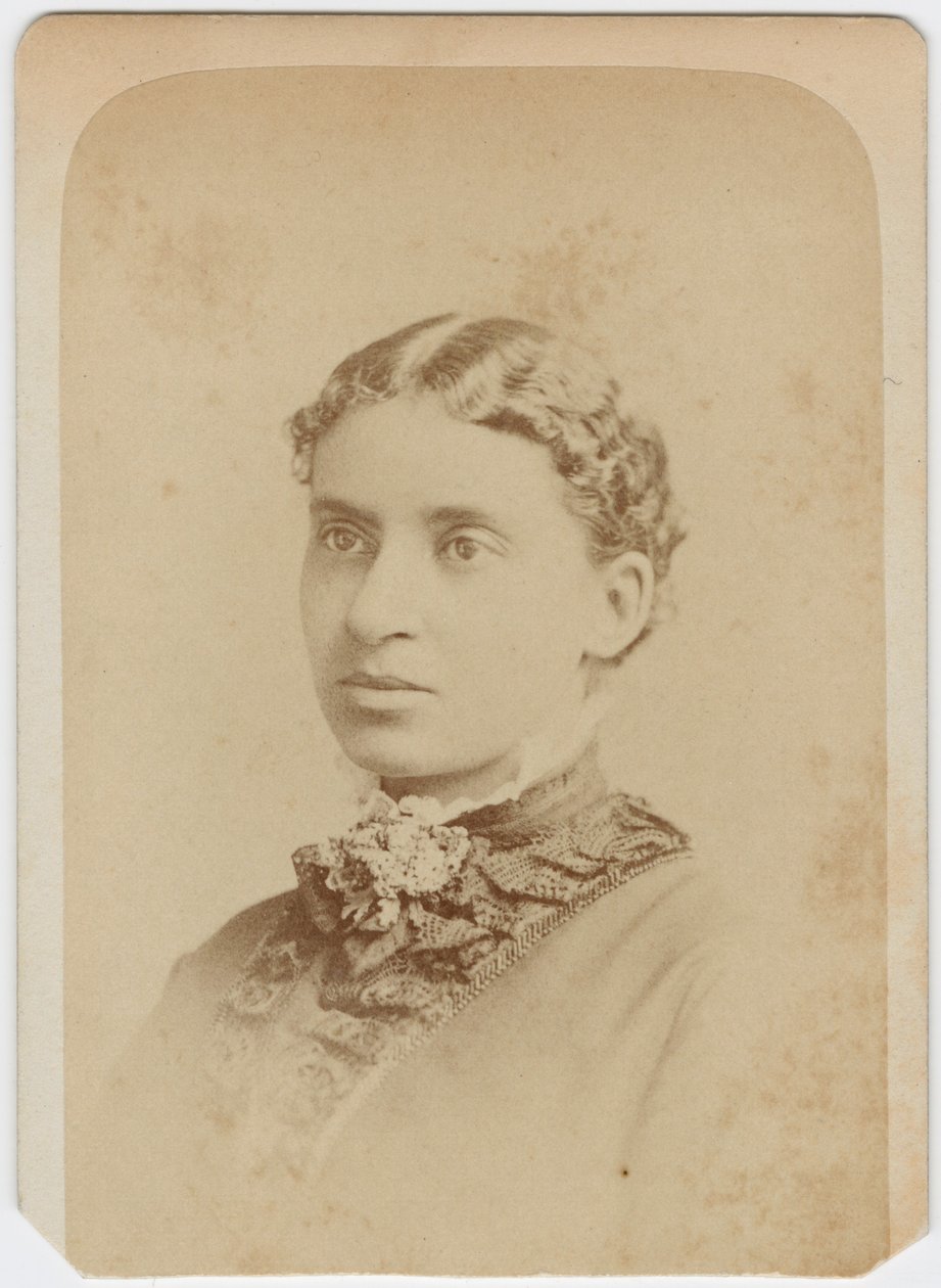 Billedkort af Lottie Grimke, ca. 1870 af Charles Milton Bell