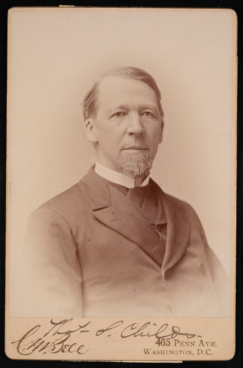 Portræt af Thomas Spencer Childs 1825-1914, før 1893. af Charles Milton Bell