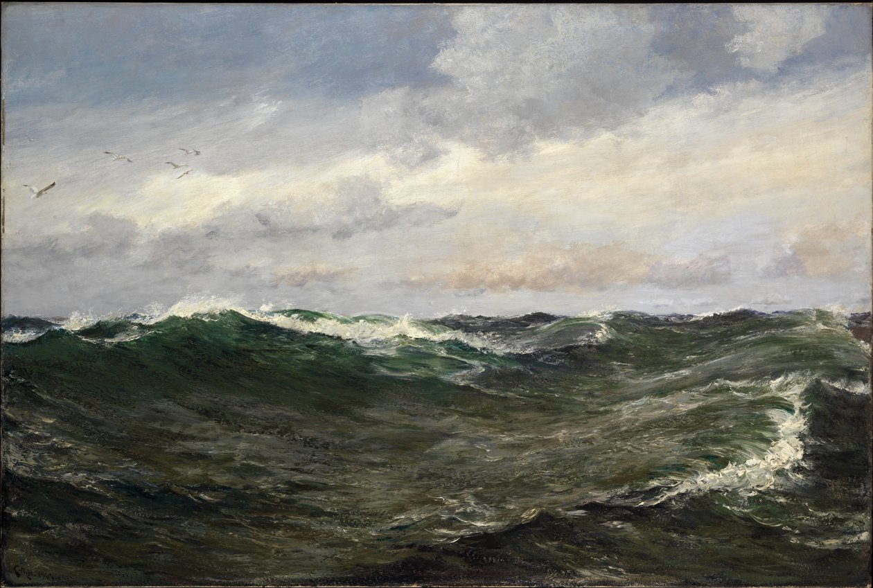 Et spild af vand, 1907 af Charles Napier Hemy