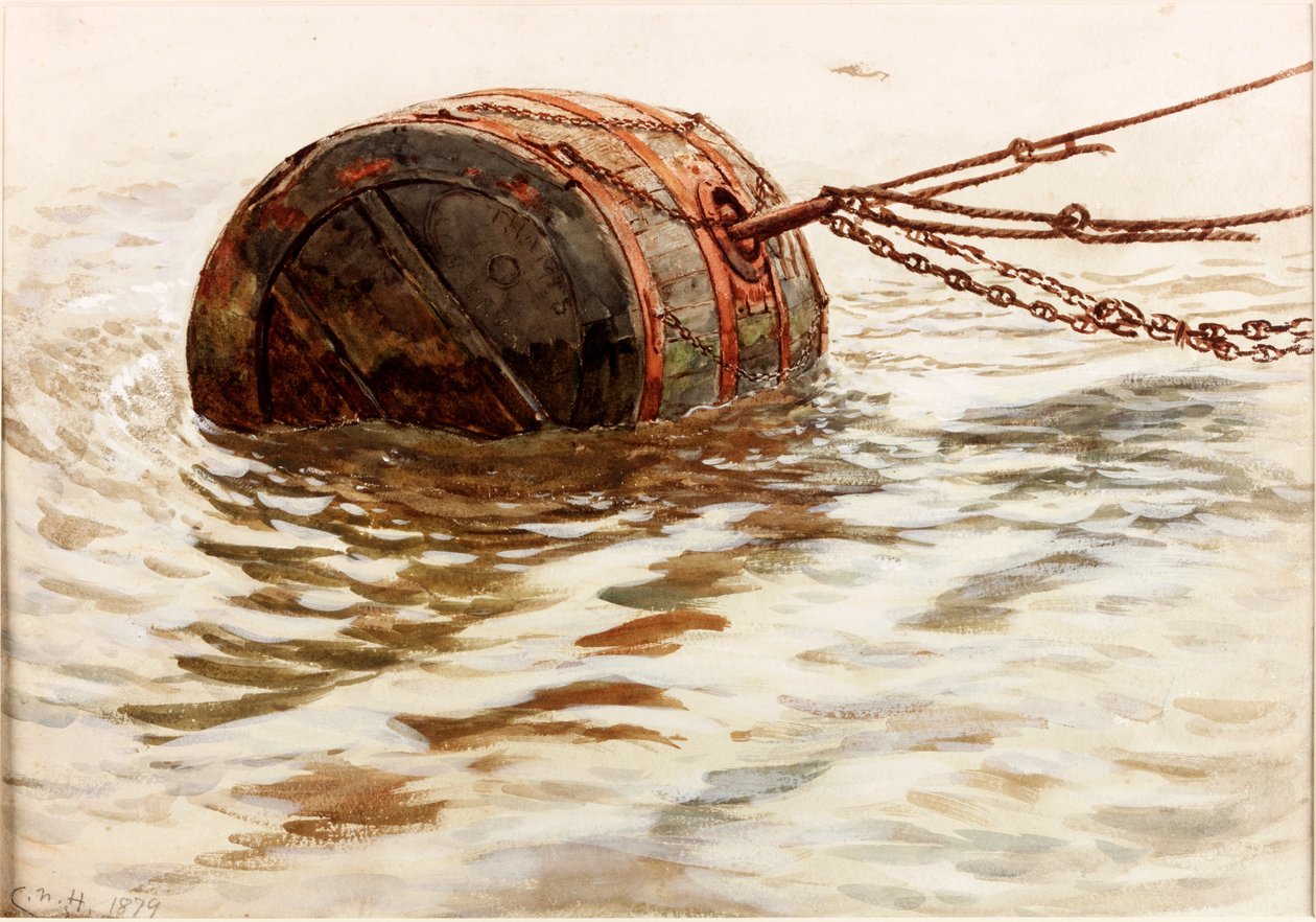 Bøje (kropsfarve) af Charles Napier Hemy