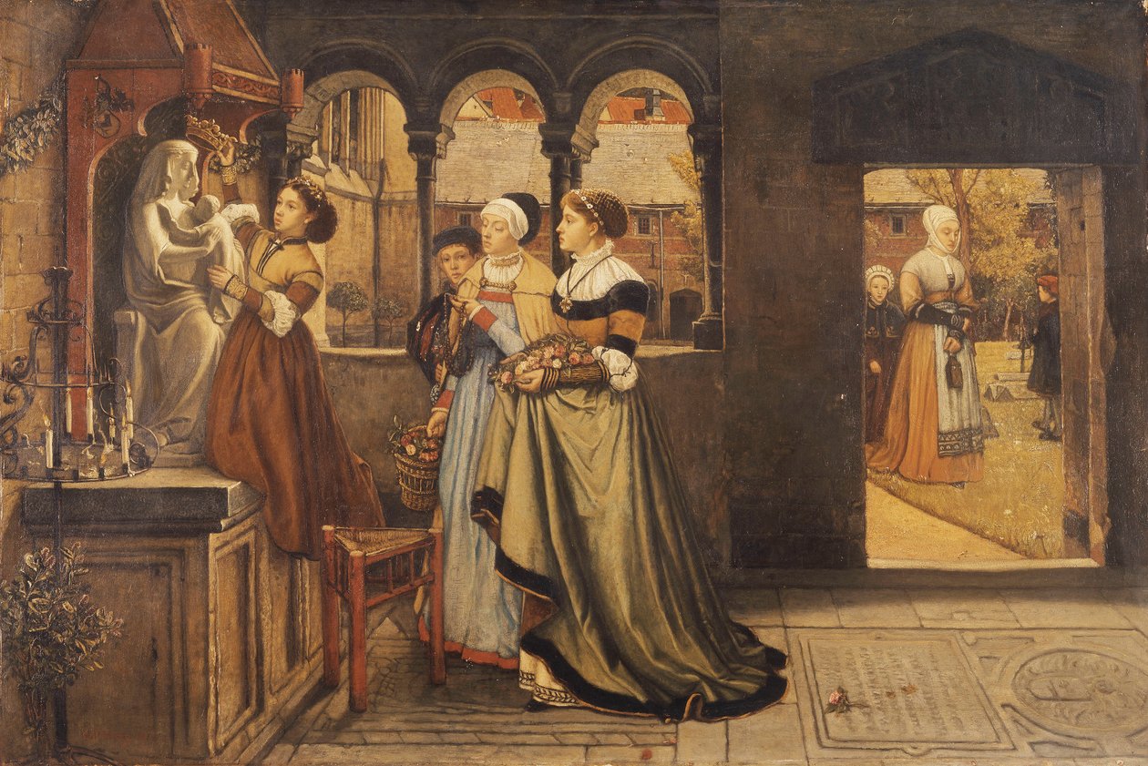 Til Vor Frue Fest, 1868 af Charles Napier Hemy