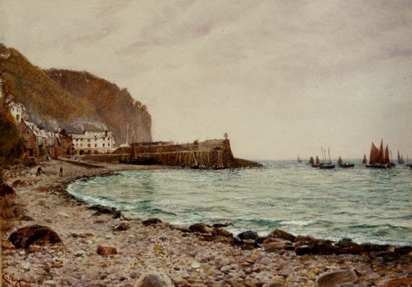Pulling in the Nets, 1891 (wc) af Charles Napier Hemy