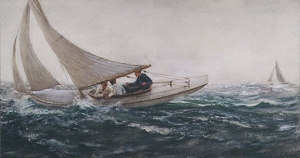 Sejlfrit af Charles Napier Hemy