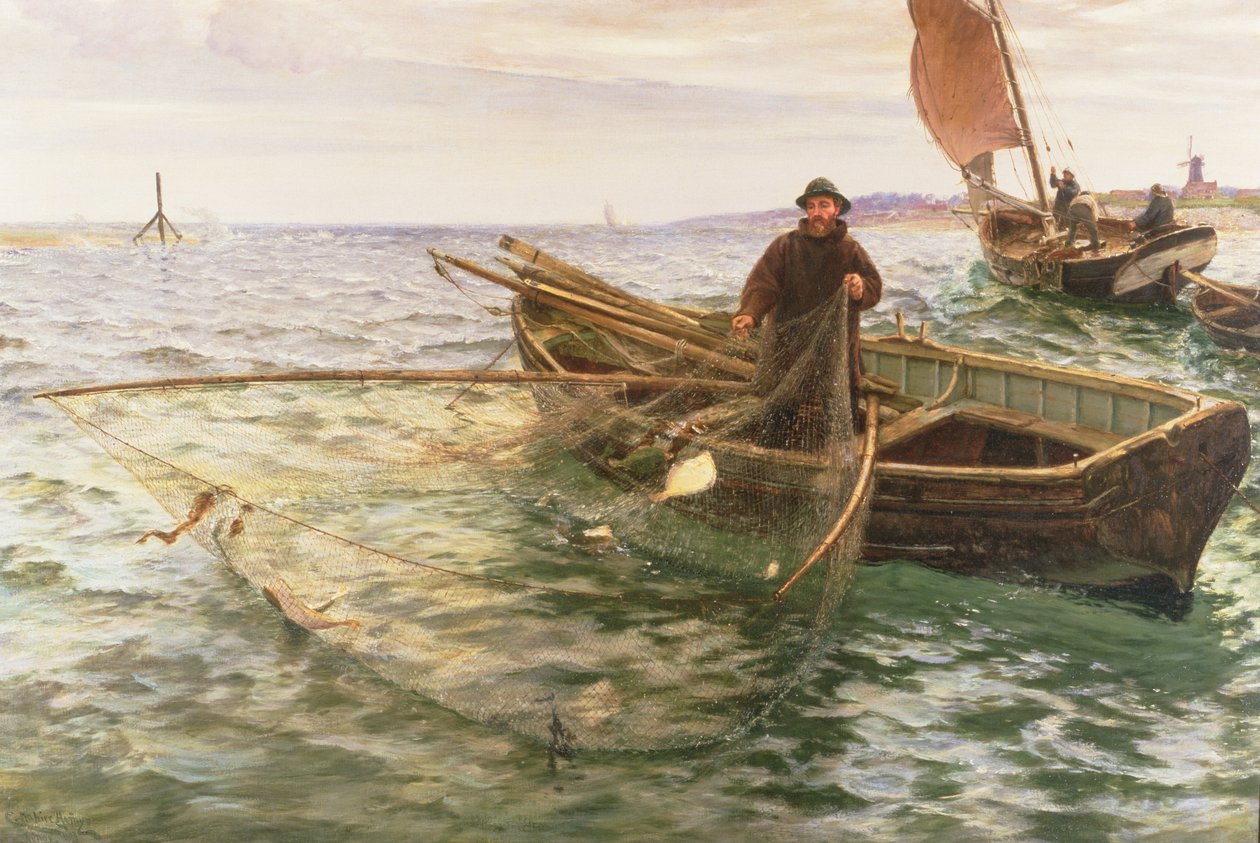 Fiskeren, 1888 af Charles Napier Hemy