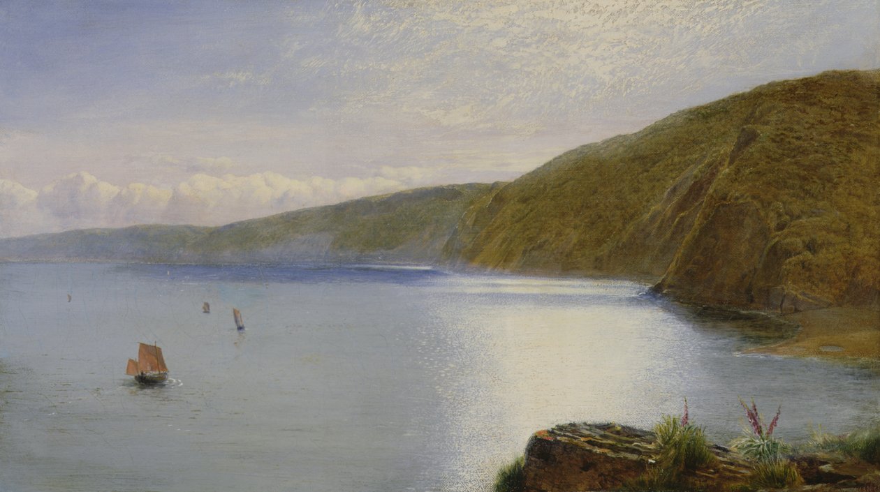 Det solbeskinnede hav, 1864 af Charles Napier Hemy