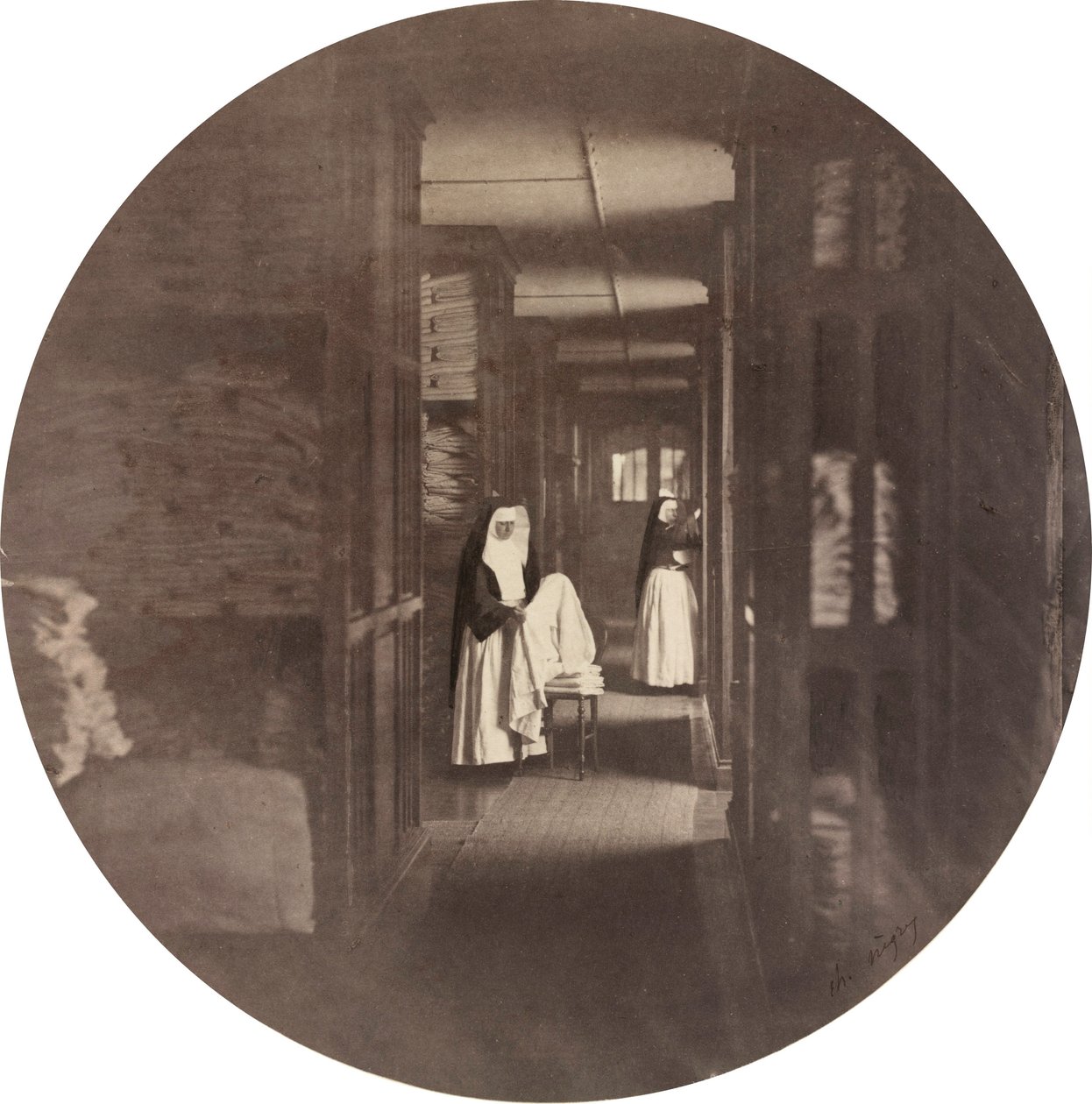 Imperial Asylum of Vincennes: Undertøjet af Charles Nègre
