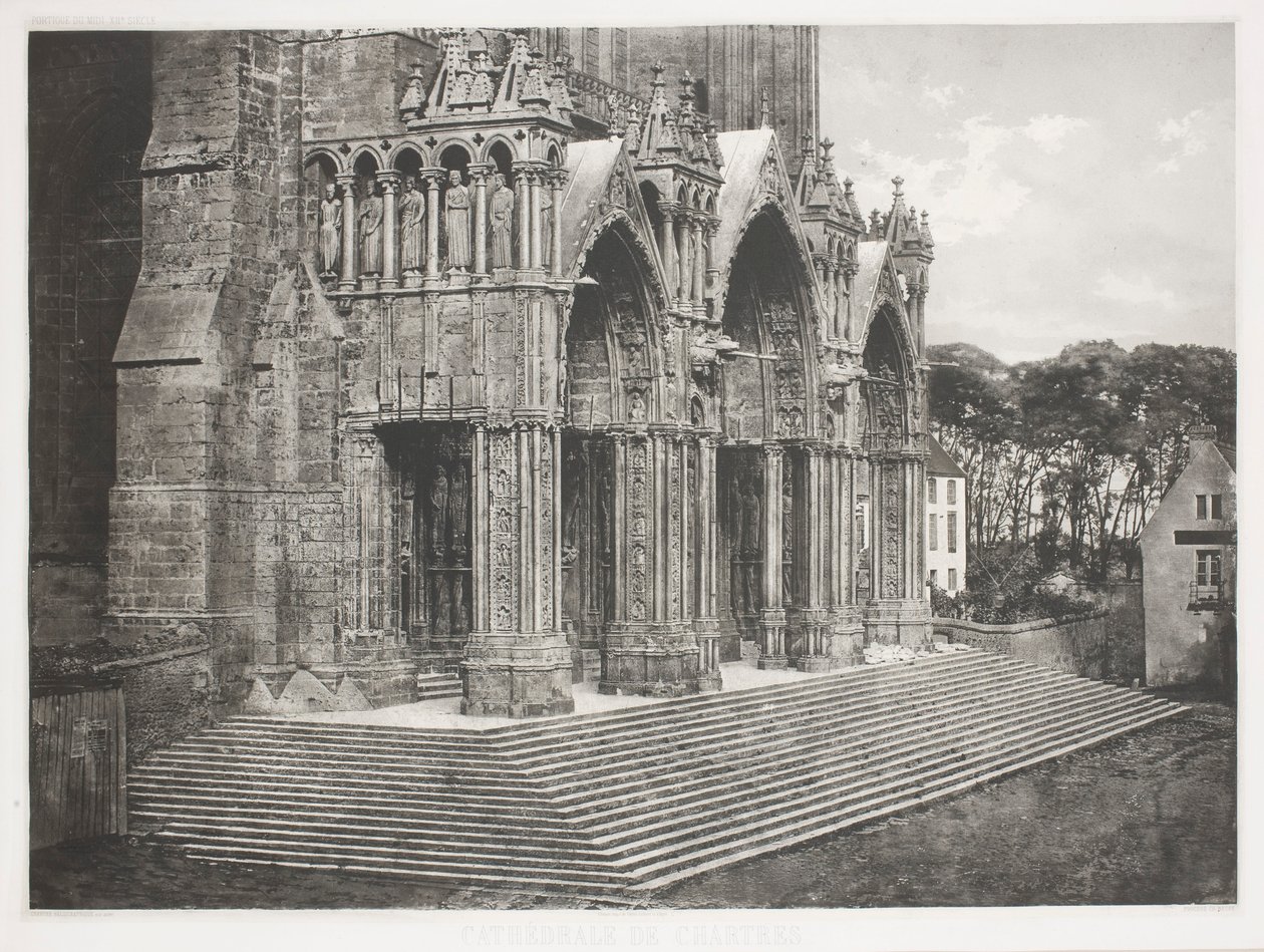 Chartres katedral af Charles Nègre