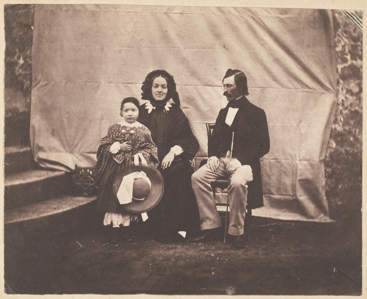 Familiegruppe af Charles Nègre