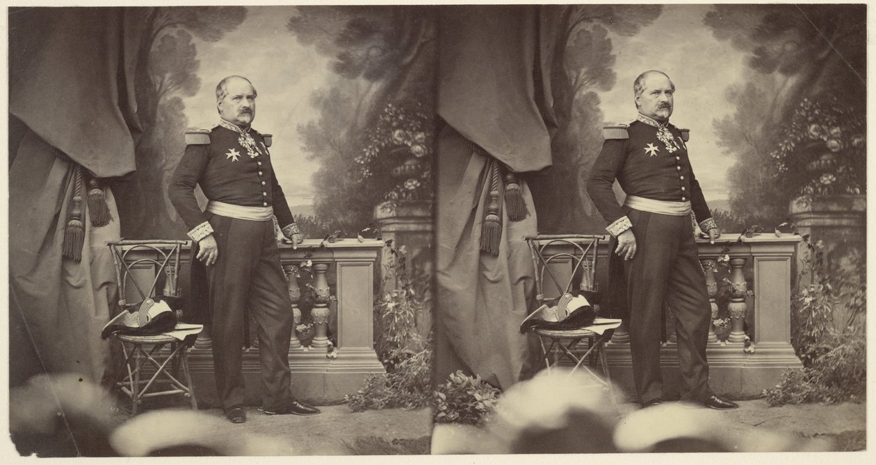[General Corréard, øverstbefalende for tropperne i Nice, efter annekteringen] af Charles Nègre