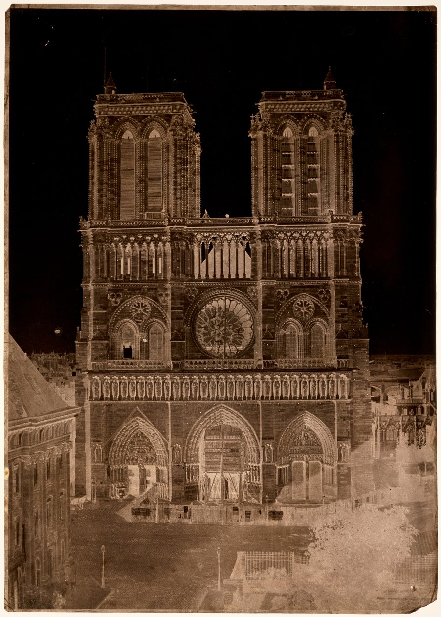 Notre-Dame, Paris af Charles Nègre