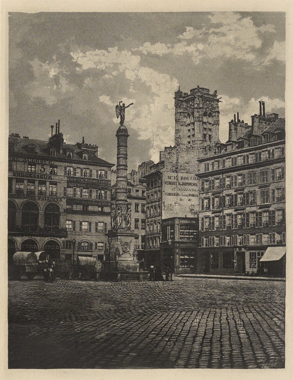 [Place du Châtelet, Paris] af Charles Nègre