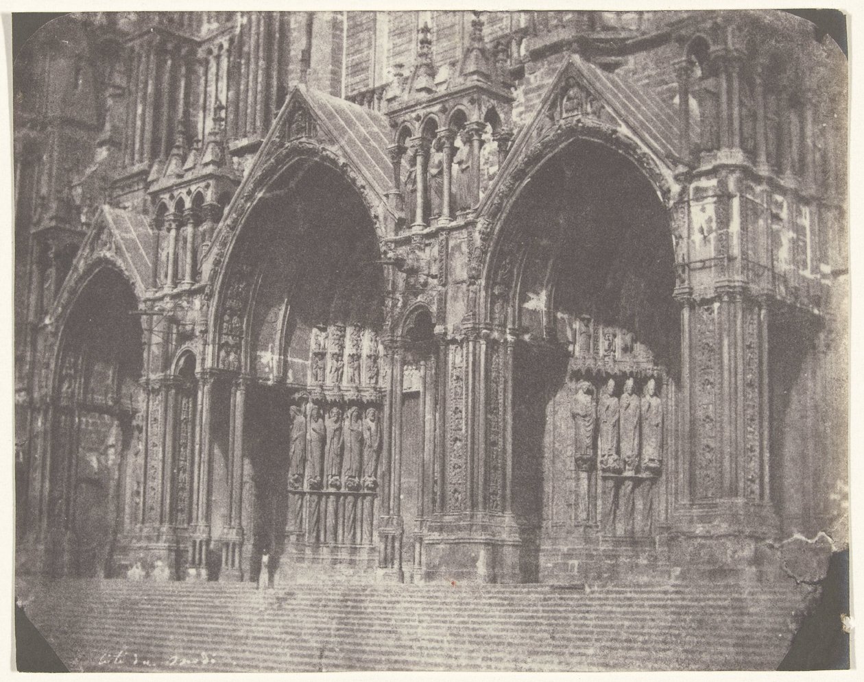 Portal på sydsiden af Chartres-katedralen af Charles Nègre