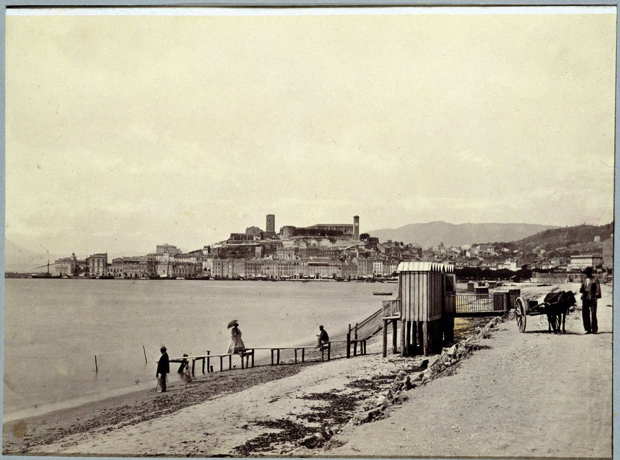 Cannes strand - Fotografi af Charles Nègre af Charles Nègre