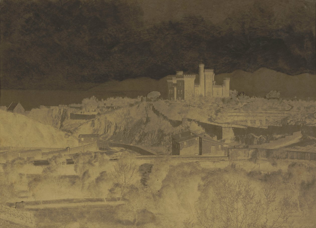 Vallambrosa-slottet, Cannes, ca. 1852 (foto) af Charles Nègre