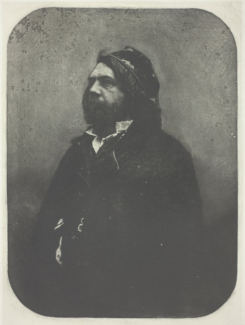 Portræt af Theophile Gautier efter Nadar, ca. 1857, trykt 1982. af Charles Nègre