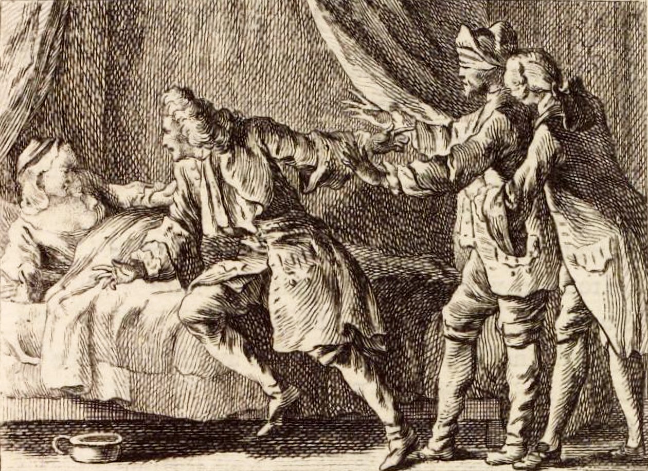 La Mandragore af Charles Nicolas Cochin