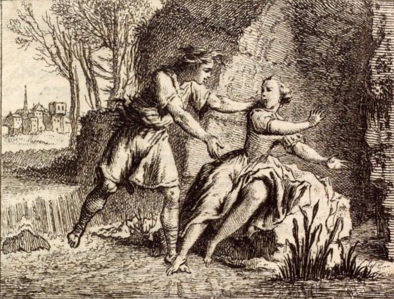 Floden Scamandre af Charles Nicolas Cochin
