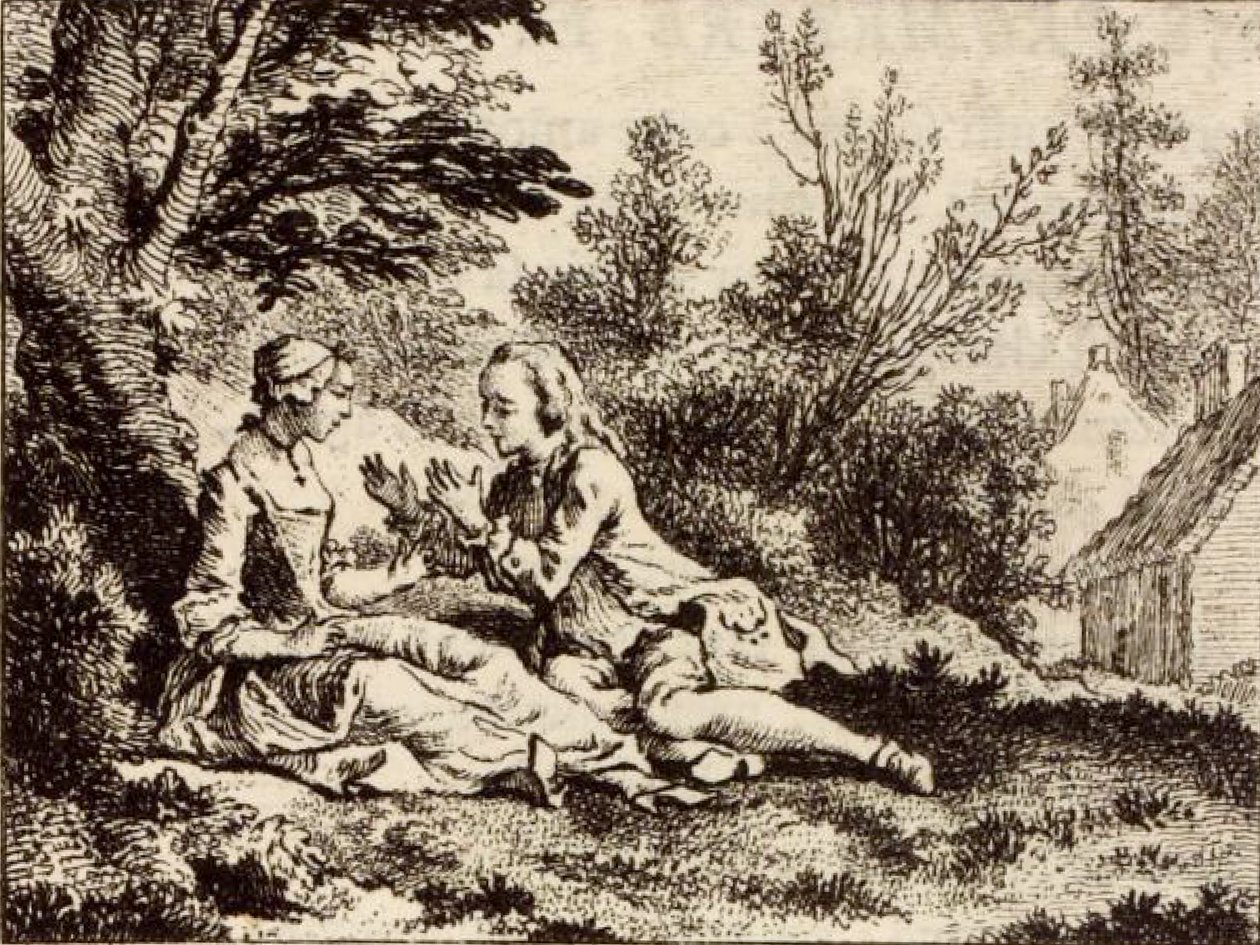 At love er én ting, at holde det er en anden af Charles Nicolas Cochin