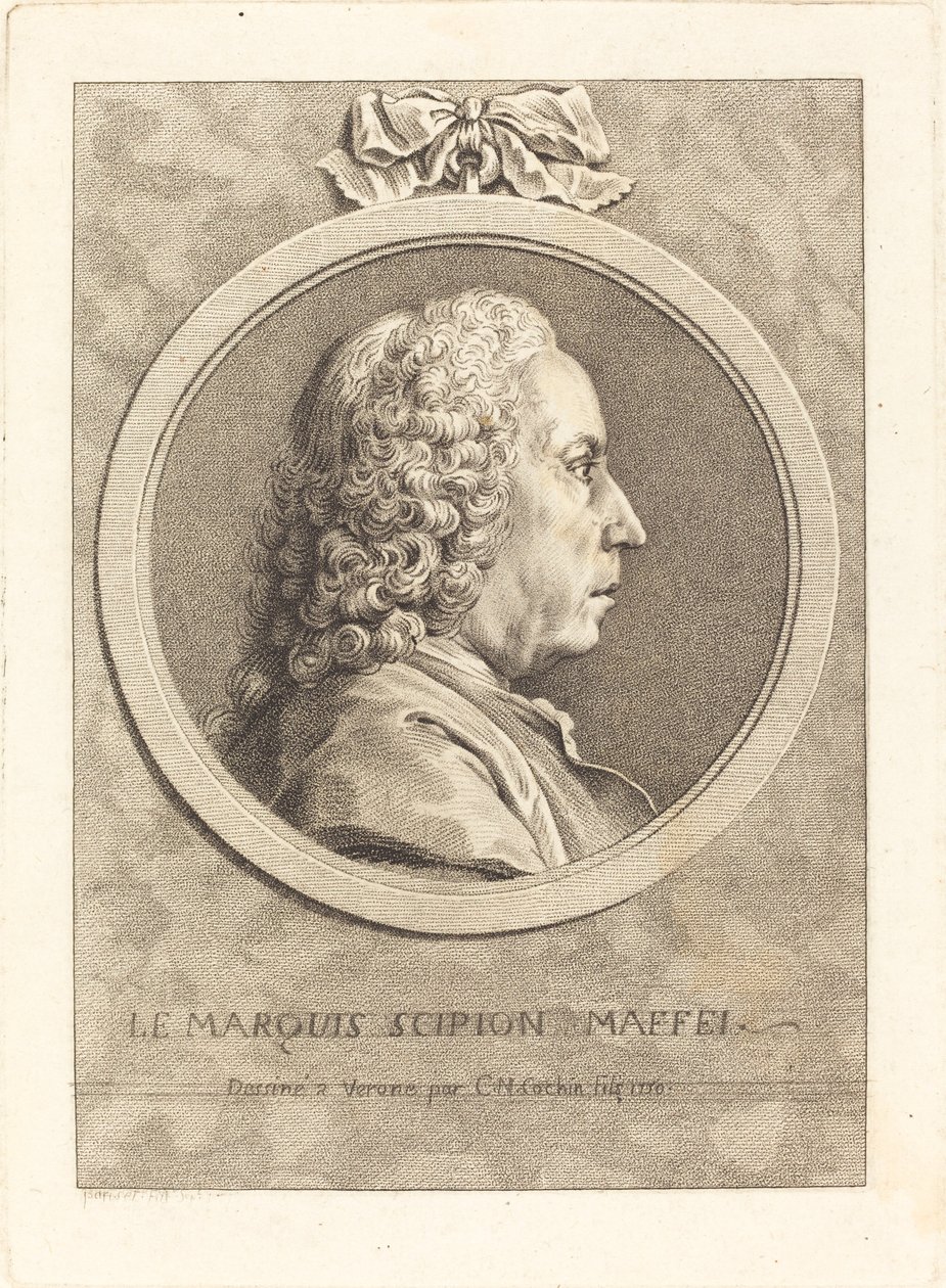 Markis Scipio Maffei af Charles Nicolas Cochin II