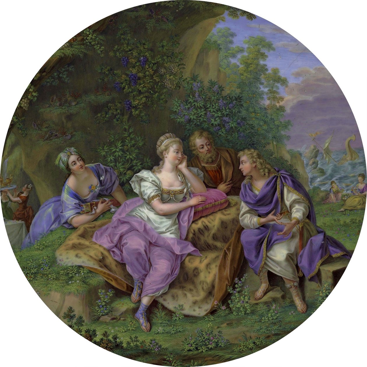 Guéridon af Elżbieta Grabowska (detalje) af Charles Nicolas Dodin