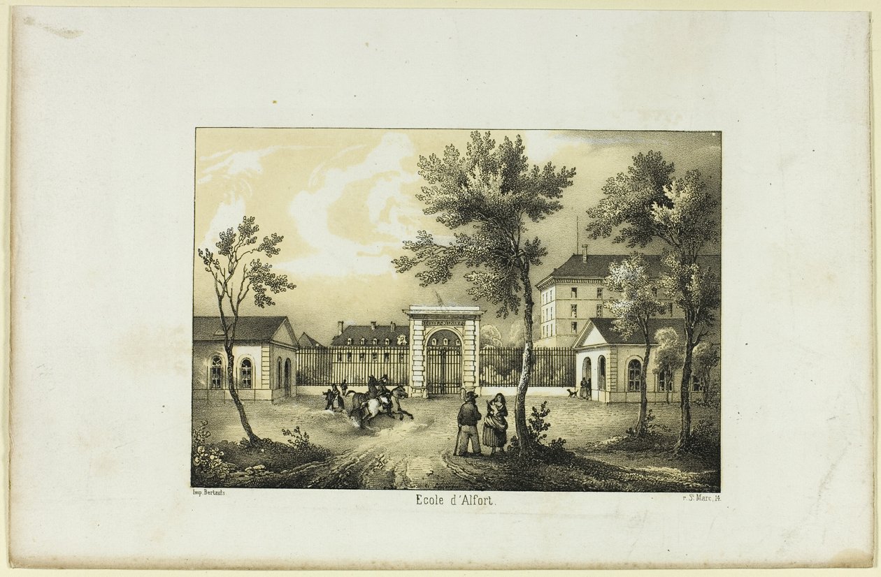 Alfort Skole af Charles Nicolas Lemercier