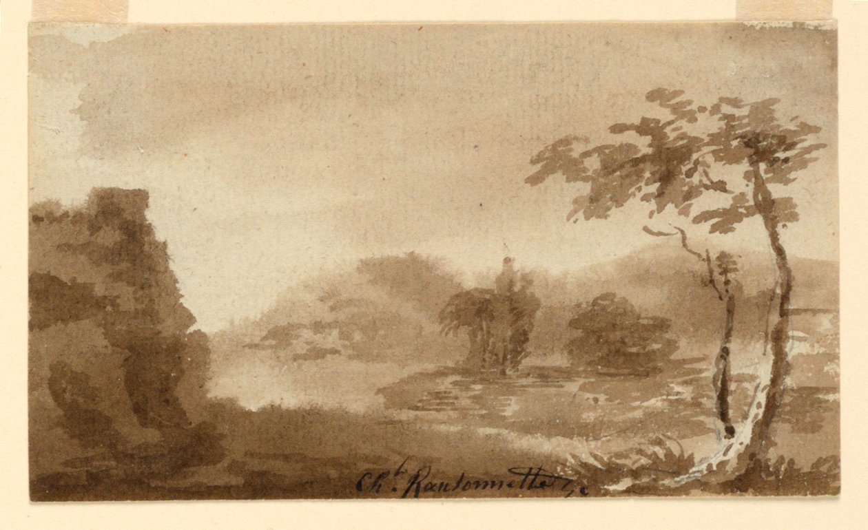 Et Landskab af Charles Nicolas Ransonnette