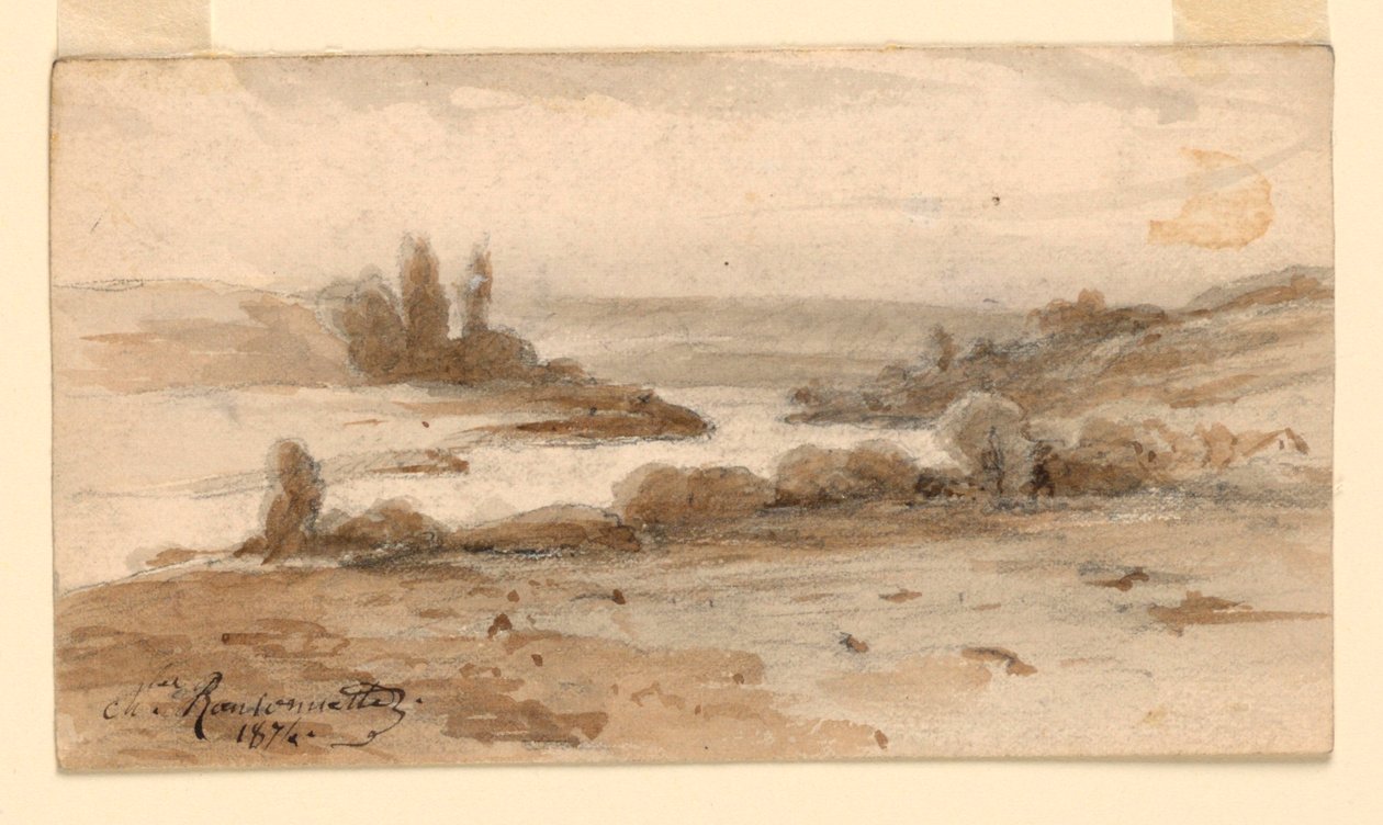 Et Landskab af Charles Nicolas Ransonnette