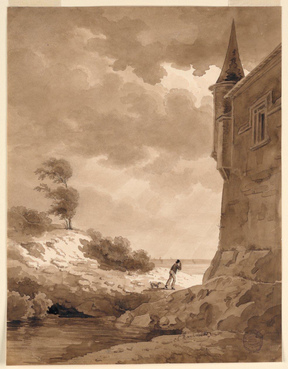 Ved Strandkanten af Charles Nicolas Ransonnette