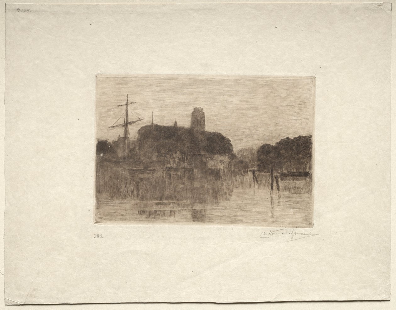 Dordrecht af Charles Nicolas Storm van 