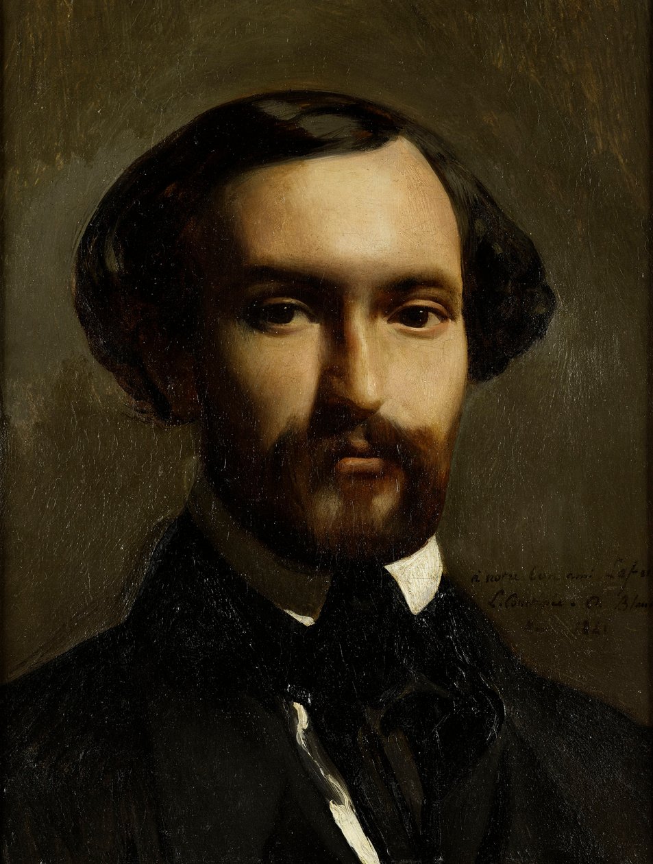 Portræt af komponisten Charles Gounod 1818-1893, 1841. af Charles Octave Blanchard