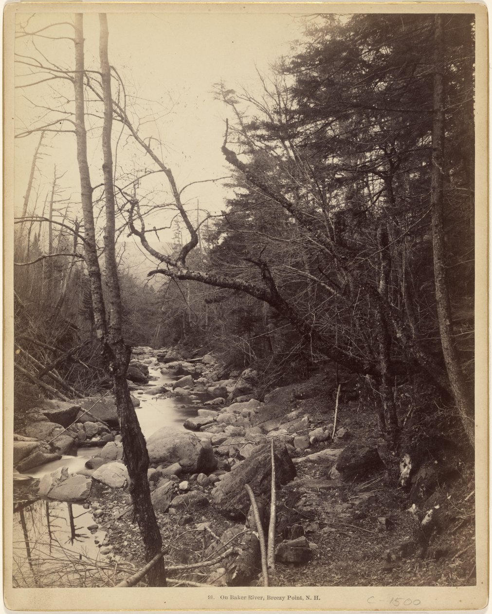 På Baker River, Breezy Point, N.H. af Charles P. Hibbard