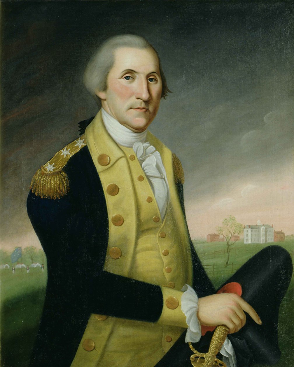 George Washington i Princeton af Charles P. & Peale Charles W. (1741 1827) Polk