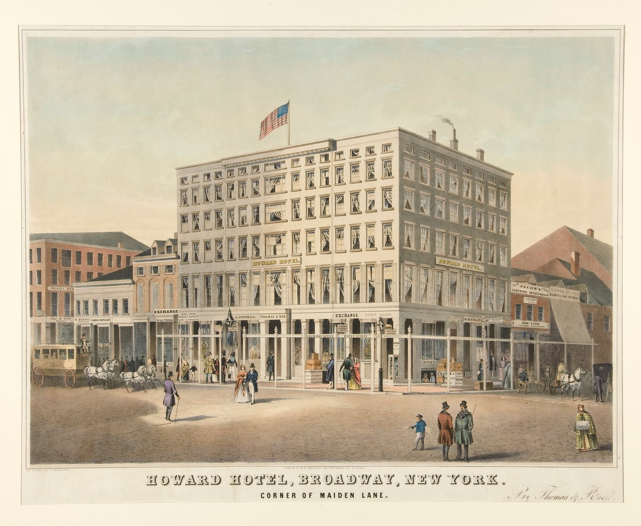 Howard Hotel, Broadway, New York af Charles Parsons