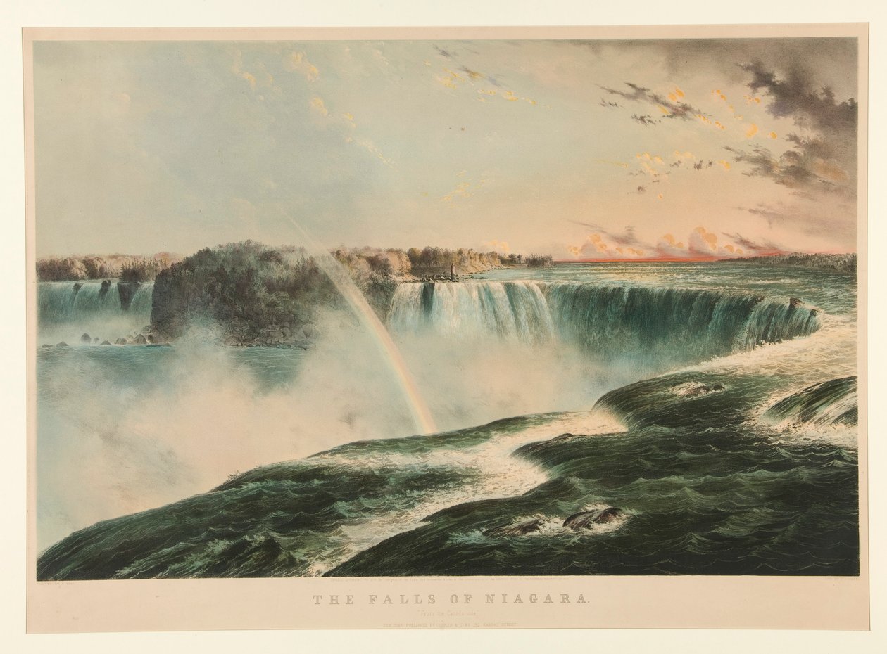 Niagara-faldene fra Canadas side af Charles Parsons