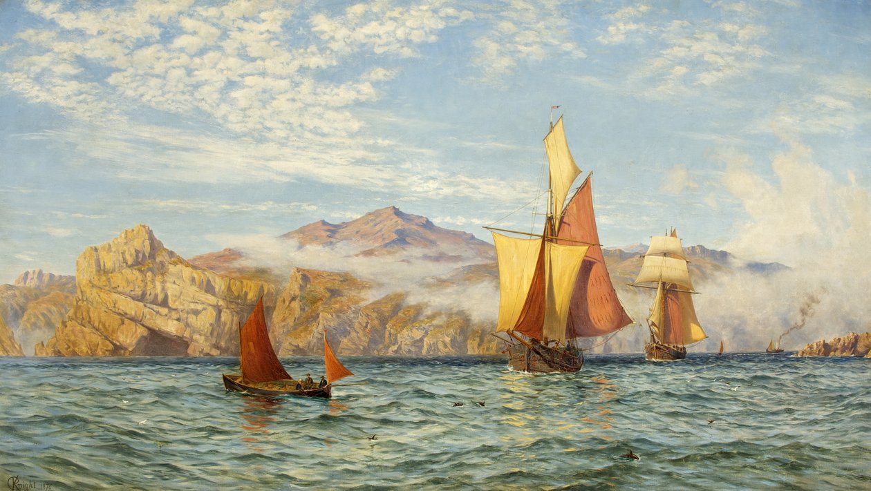 Ramsey Island, ud for Pembrokeshire af Charles Parsons Knight