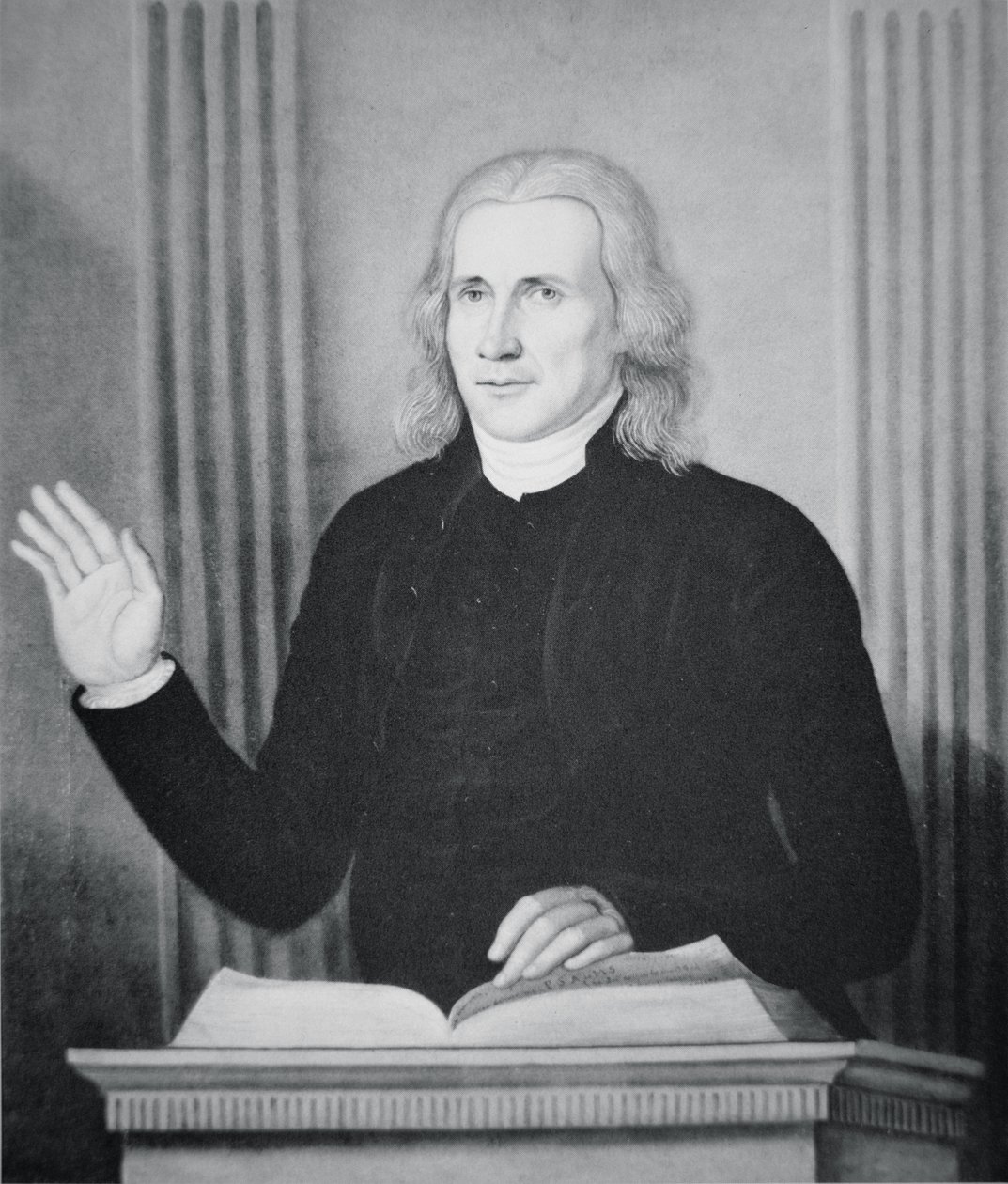Francis Asbury (litho) af Charles Peale (after) Polk