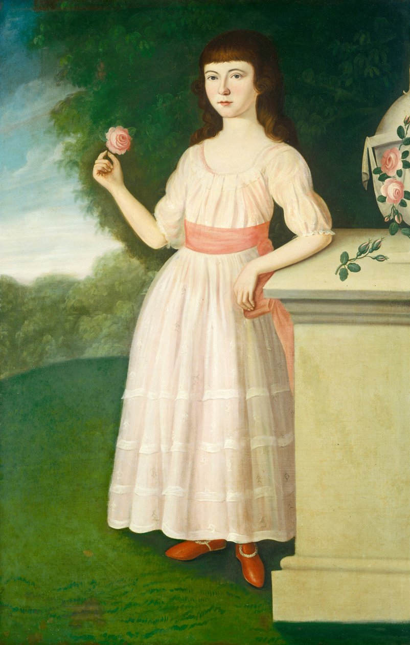 Anna Maria Cumpston, ca. 1790. af Charles Peale Polk