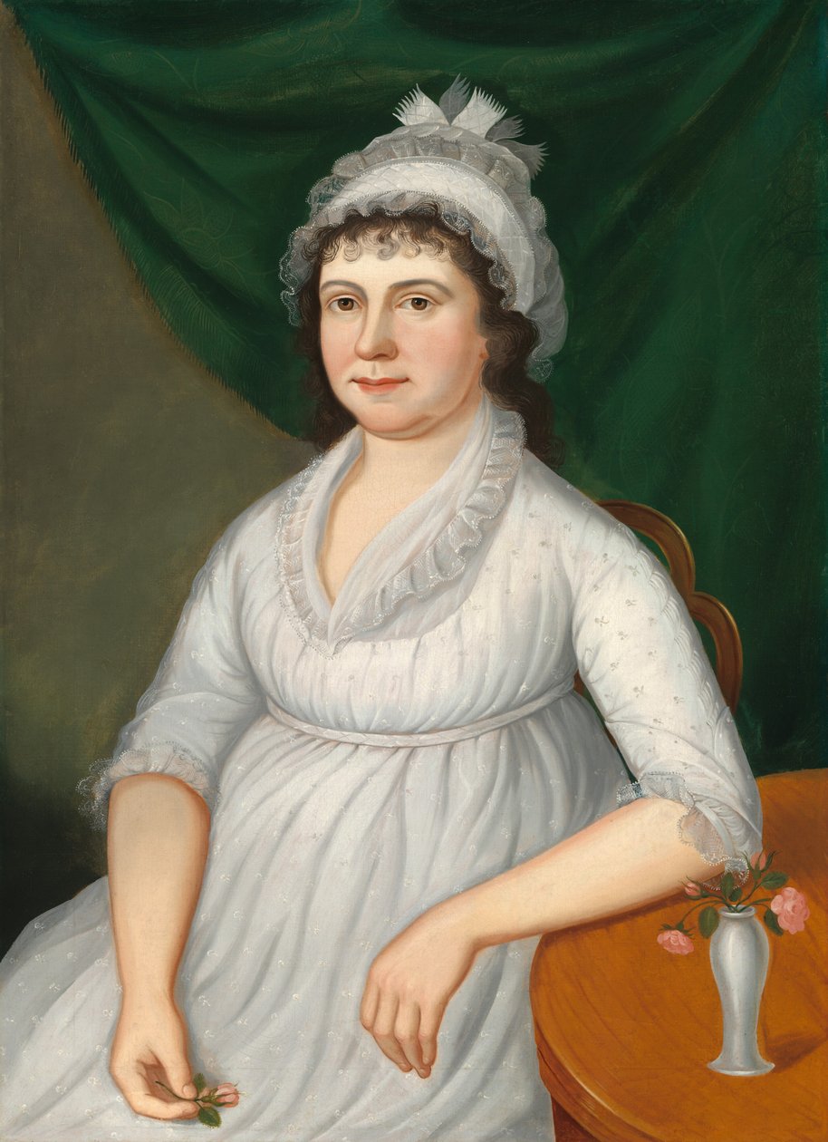 Hannah Lemmon Corcoran Fru Thomas Corcoran, ca. 18021810. af Charles Peale Polk