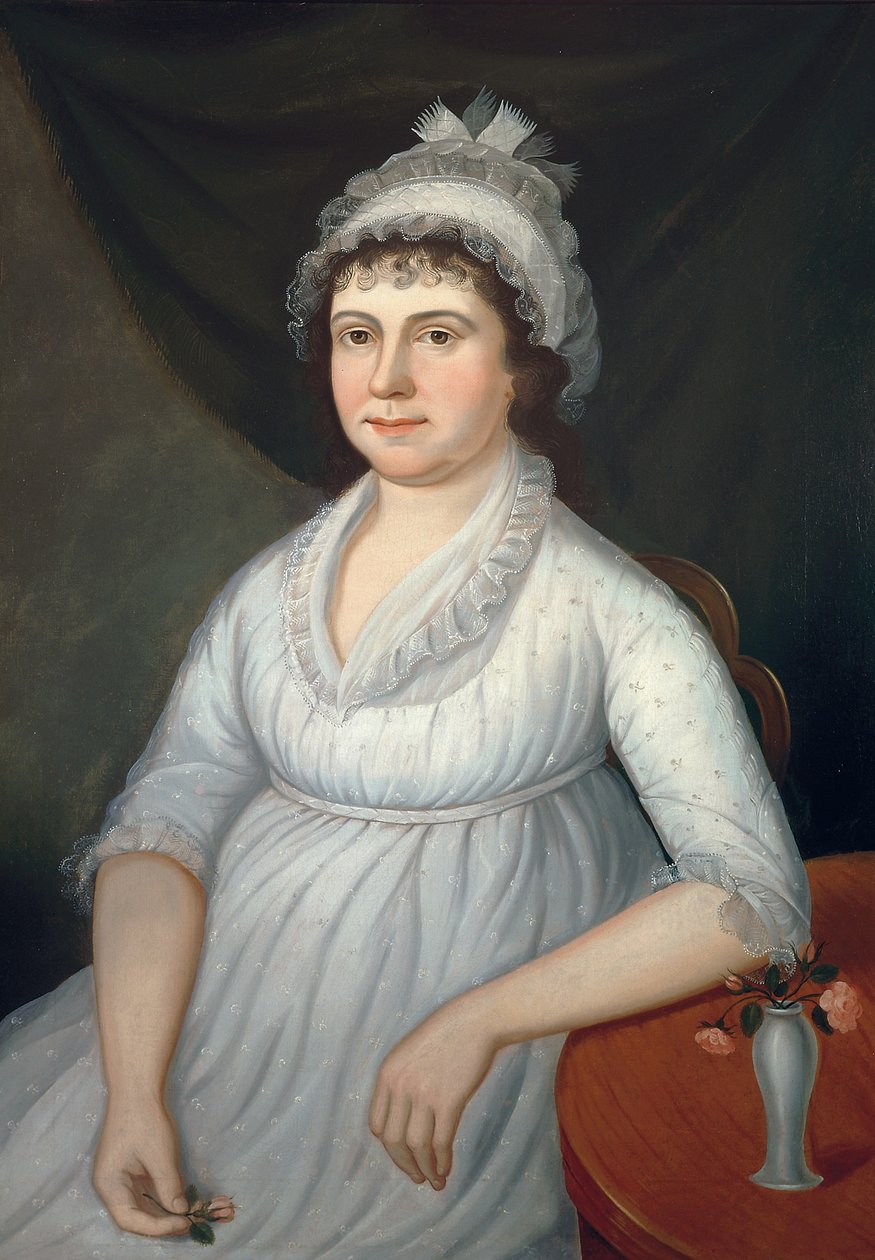 Hannah Lemmon Corcoran, ca. 1802-10 af Charles Peale Polk