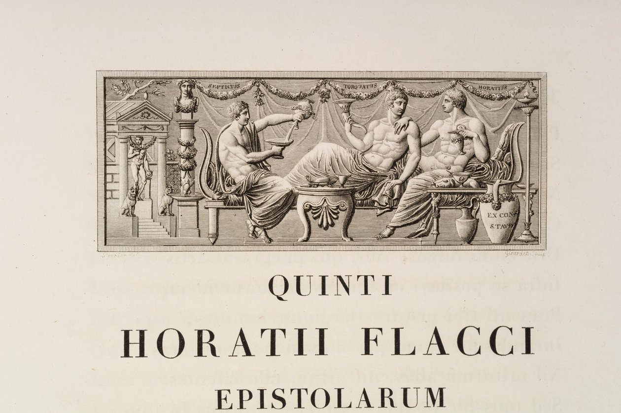 Side fra Quintus Horatius Flaccus af Charles Percier