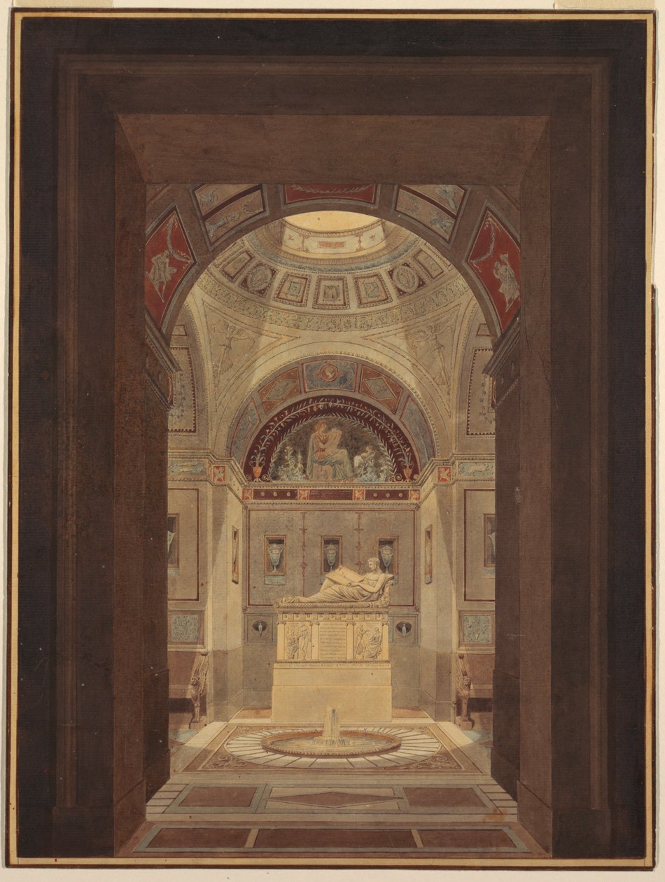 Gravkammer af Charles Percier