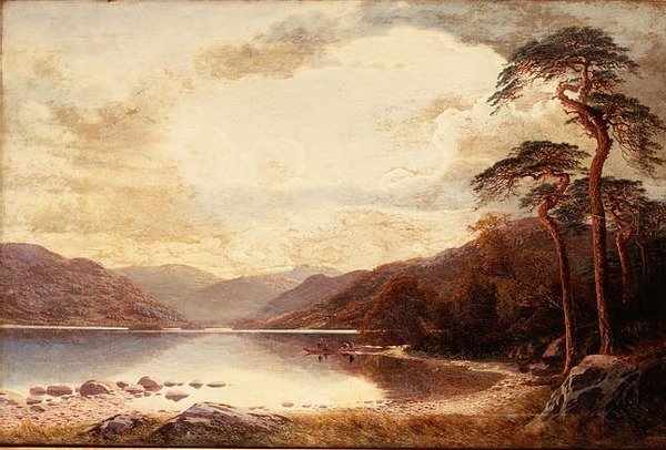 Udsigt over Lower Lake, Killarney af Charles Pettit